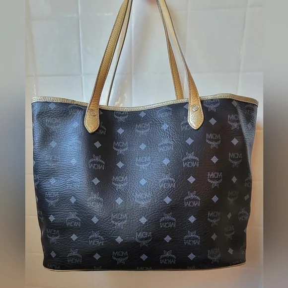 MCM Visetos Coated Canvas and Leather Princess Lion